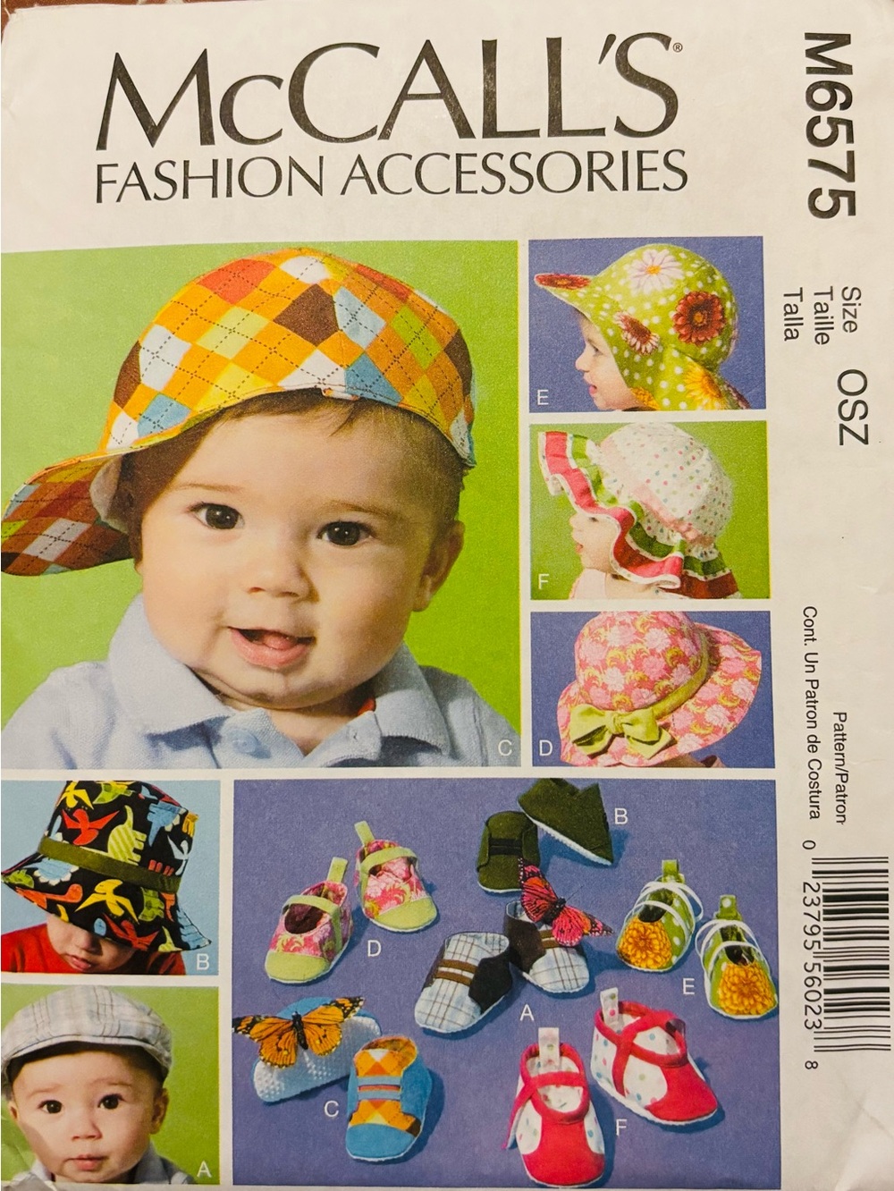 Infants Fashion Accessories  McCall's M6575 Sizes S-XL
